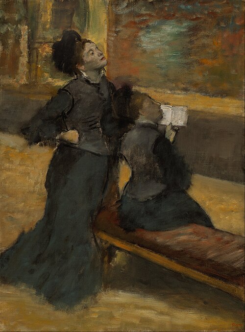 Visit to a Museum, 1879, Edgar Degas
