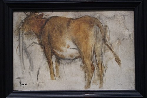 Vache, 1876, Edgar Degas