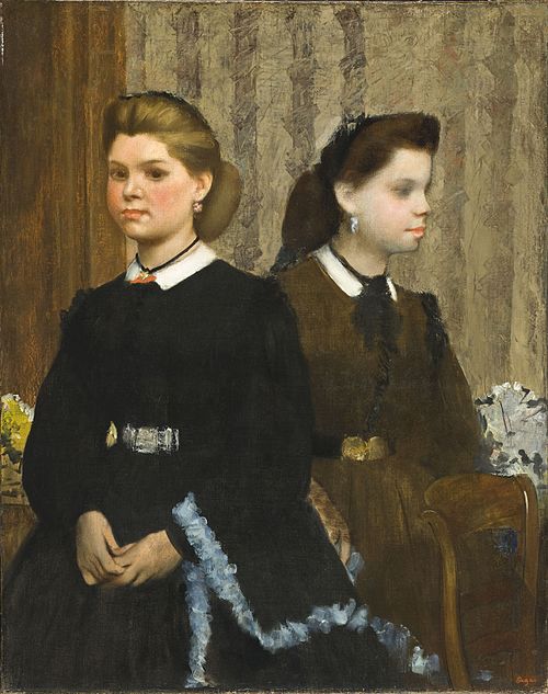 The Bellelli Sisters (Giovanna and Giuliana Bellelli), 1865, Edgar Degas