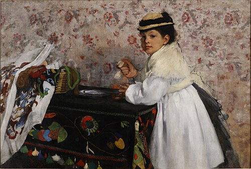 Mademoiselle Hortense Valpinçon, 1866, Edgar Degas