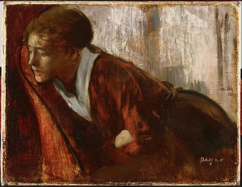 Mélancolie, 1860, Edgar Degas