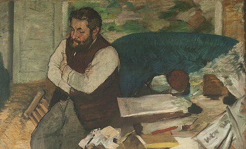 Portrait de Diego Martelli, 1879, Edgar Degas