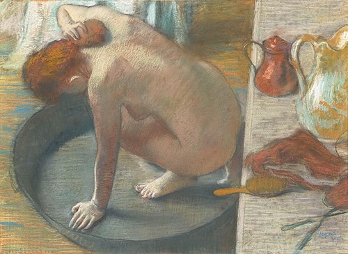 Le Tub, 1886, Edgar Degas