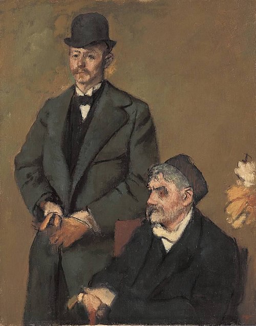 Henri Rouart und sein Sohn Alexis, 1895, Edgar Degas