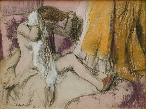 Après le bain, 1890, Edgar Degas