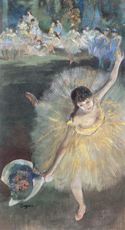Fin d'arabesque, 1876, Edgar Degas