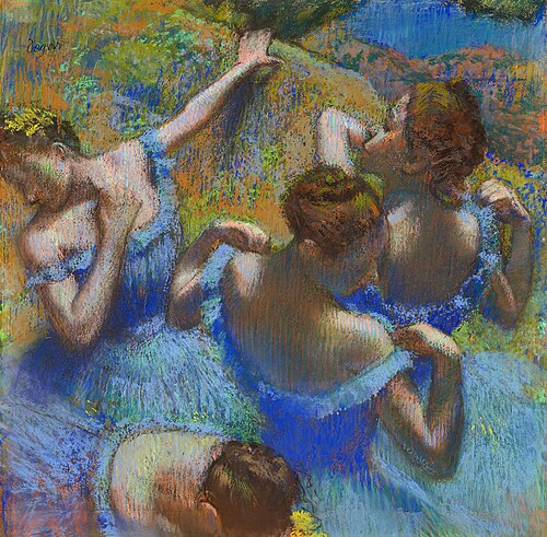 Blue Dancers, 1897, Edgar Degas