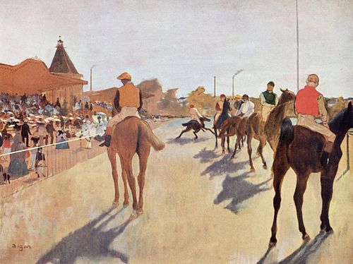 Le Défilé, 1866, Edgar Degas