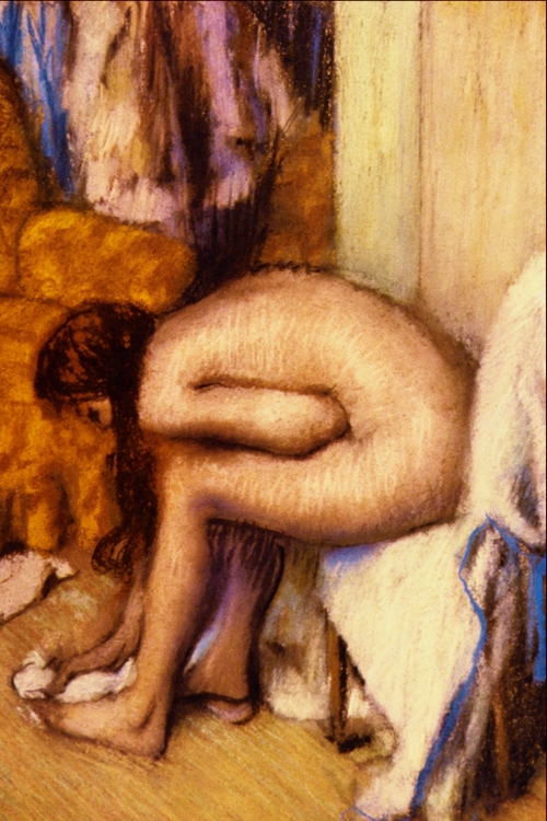 Femme à sa toilette essuyant son pied gauche, 1886, Edgar Degas