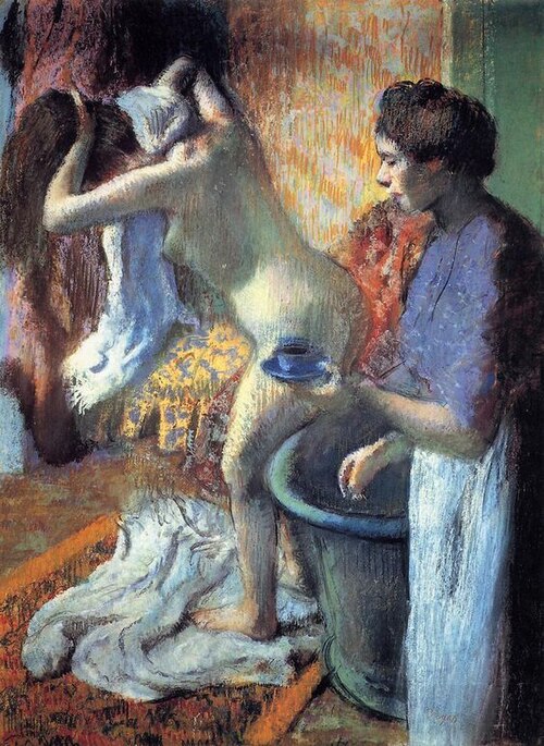 Après le bain, , Edgar Degas