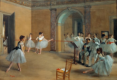 Le Foyer de la danse à l'Opéra de la rue Le Peletier, 1872, Edgar Degas