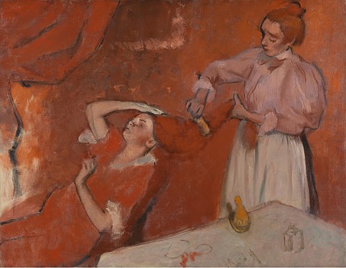 La Coiffure, 1896, Edgar Degas
