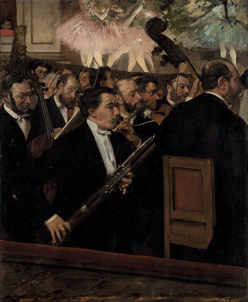 L'Orchestre de l'Opéra, 1868, Edgar Degas