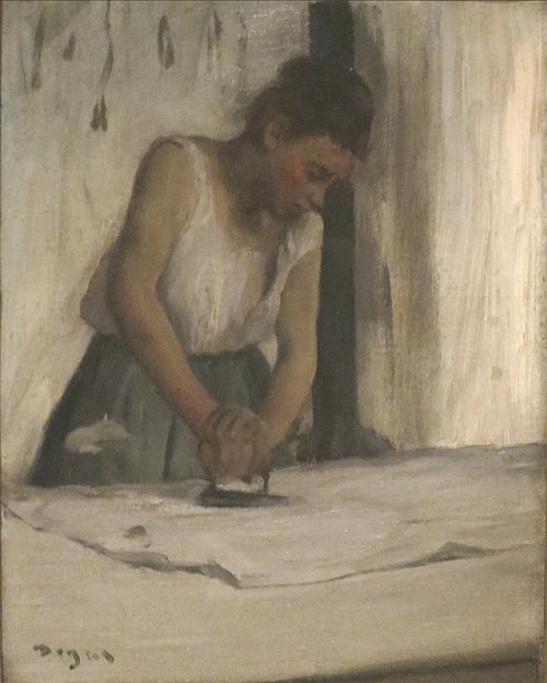 La Blanchisseuse, 1873, Edgar Degas