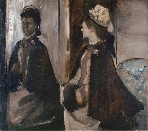 Madame Jeantaud au miroir, 1875, Edgar Degas