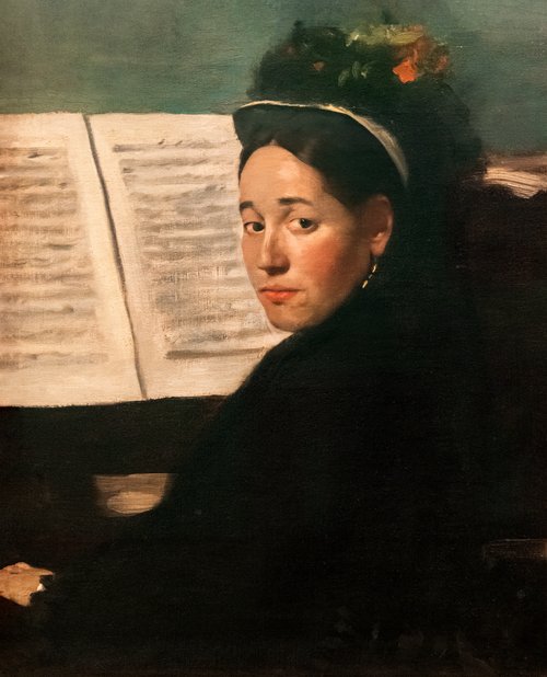 Mademoiselle Dihau au piano, 2024, Edgar Degas
