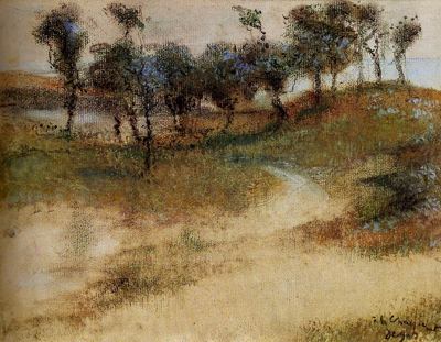 Paesaggio in riva al mare, 1892, Edgar Degas