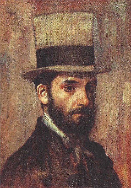 Léon Bonnat, 1863, Edgar Degas