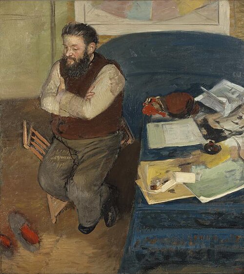 portrait de Diego Martelli, 1879, Edgar Degas