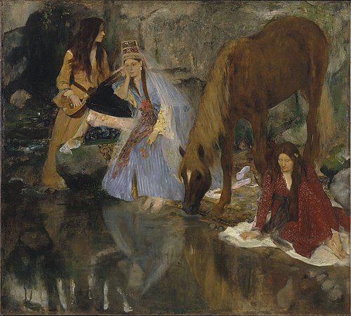 Portrait de Mlle Fiocre dans le ballet "La Source", 1867, Edgar Degas