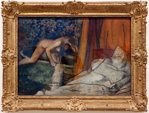 Le bain, 1895, Edgar Degas