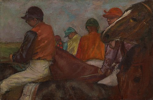 The Jockey, 1882, Edgar Degas