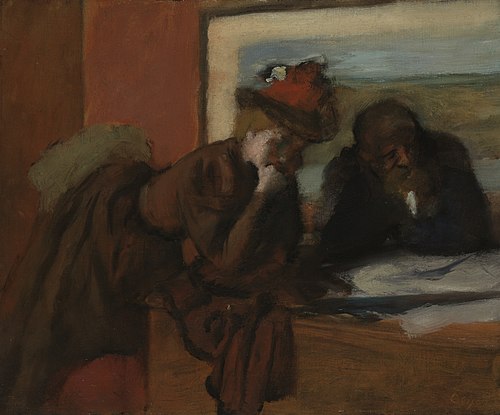 The Conversation, 1890, Edgar Degas