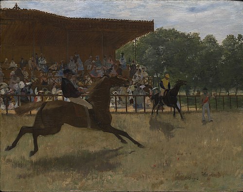 The False Start, 1870, Edgar Degas