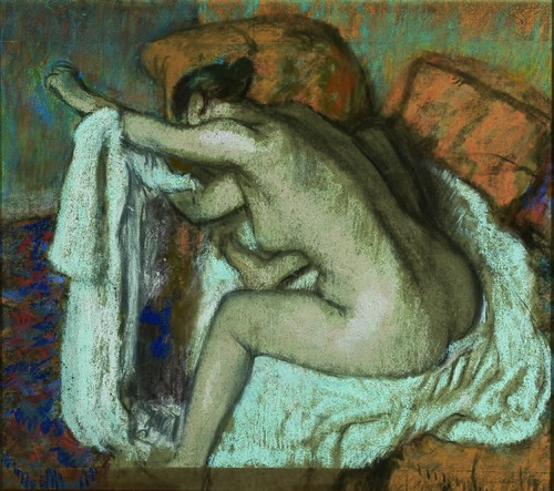 Woman drying her left arm, 1884, Edgar Degas