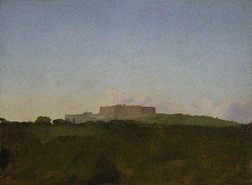 Château Sant’Elmo, depuis Capodimonte, 1856, Edgar Degas