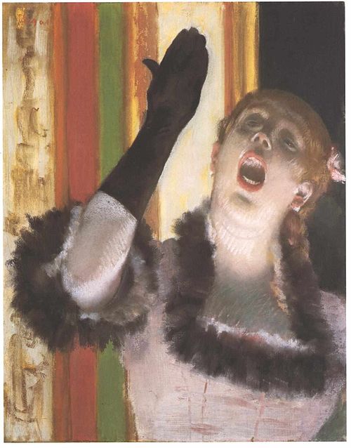 Chanteuse de Café, 1878, Edgar Degas