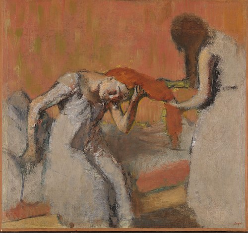 La coiffure, 1893, Edgar Degas