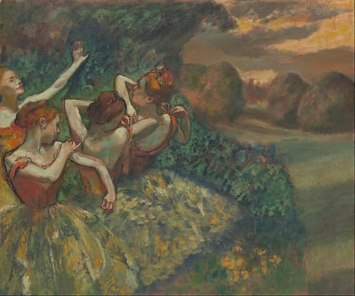 Four dancers, 1899, Edgar Degas