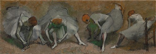 Frieze of Dancers, 1895, Edgar Degas