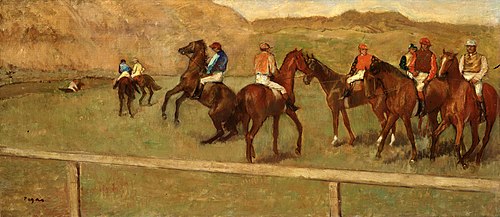 Before the Start, 1879, Edgar Degas