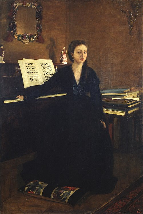 Madame Camus at the Piano, 1869, Edgar Degas