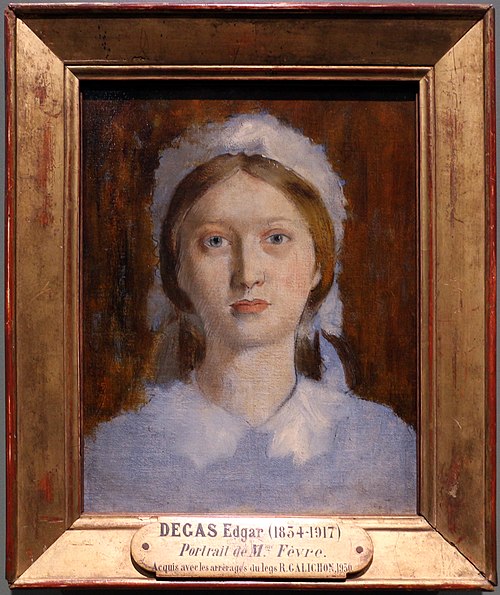 Marguerite de Gas, 1858, Edgar Degas