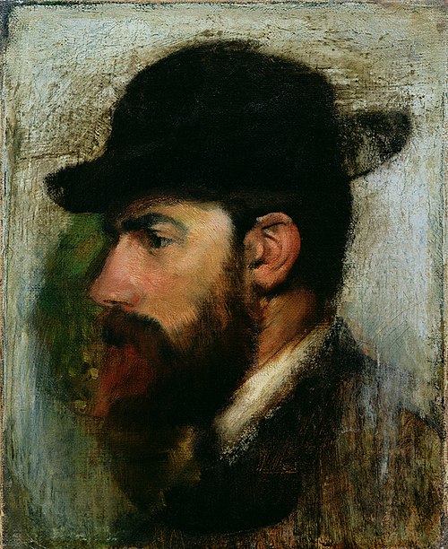 Portrait d’Henri Rouart, 1871, Edgar Degas