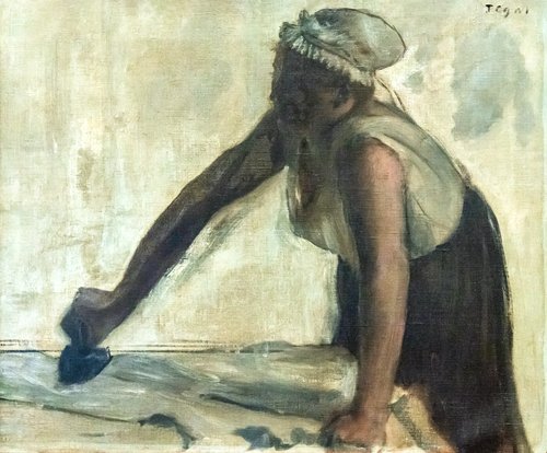 La repasseuse à contre-jour, 1876, Edgar Degas