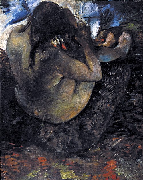 Femme se coiffant, 1884, Edgar Degas
