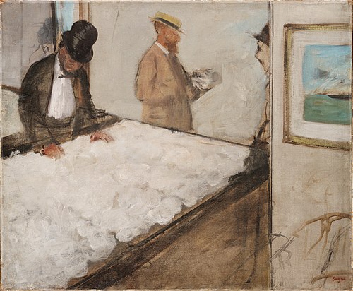 Marchands de coton à la Nouvelle-Orléans, 1873, Edgar Degas