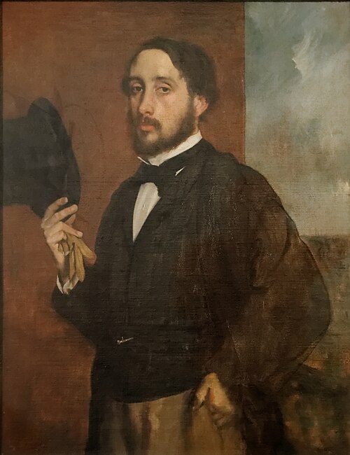 Degas saluant, 1863, Edgar Degas
