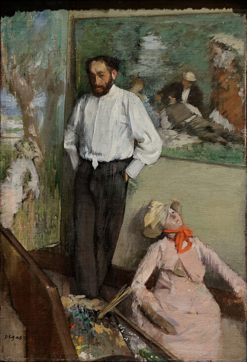 Portrait of Henri Michel-Lévy, 1878, Edgar Degas