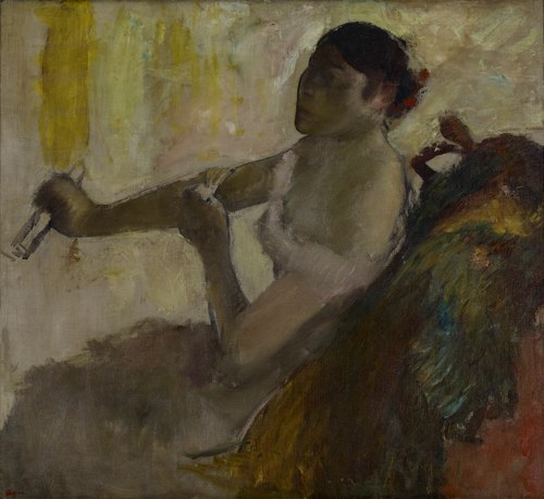 Portrait de Mlle Rose Caron, 1892, Edgar Degas