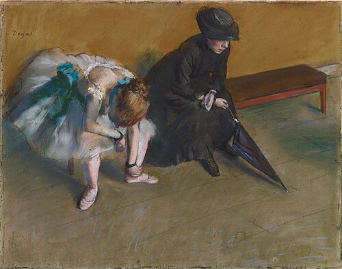 Waiting, 1882, Edgar Degas