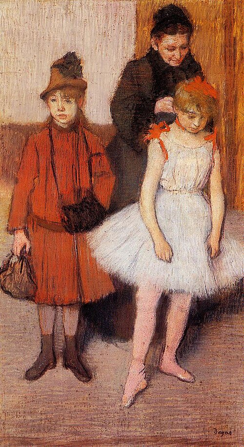 The Mante Family, 1879, Edgar Degas