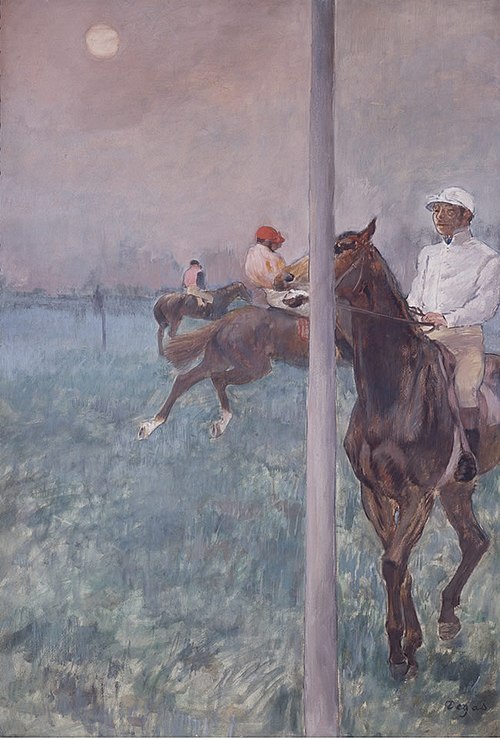Jockeys Before the Race, 1879, Edgar Degas