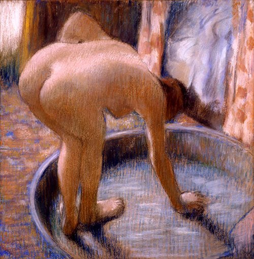 La Femme au tub, 1891, Edgar Degas