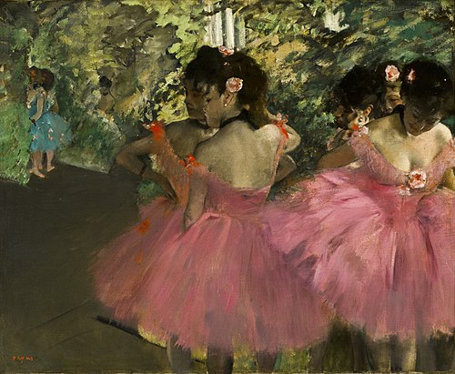 Dancers in Pink, 1876, Edgar Degas