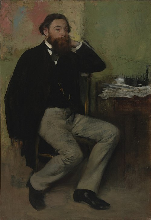 Alfred Niaudet, 1877, Edgar Degas
